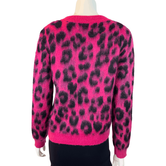Fuchsia Leopard Sweater by Boutique Moschino - Picture 2 of 5